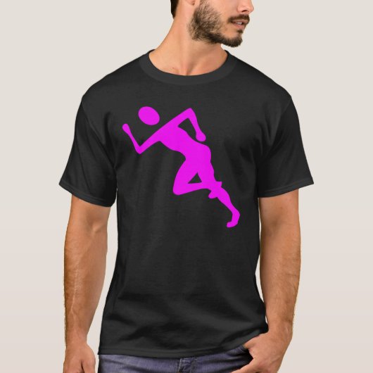 Laufen - Magenta T-Shirt (Vorderseite)