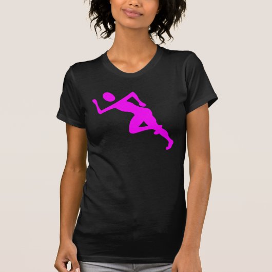 Laufen - Magenta T-Shirt (Vorderseite)