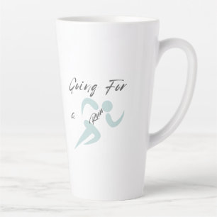 Laufen Minimalistischer Läufer Hobby Geschenk Milchtasse
