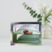 Laufen mit Ausdauer Postkarte (Stehend Vorderseite)