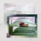 Laufen mit Ausdauer Postkarte (Vorne/Hinten)