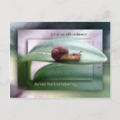 Laufen mit Ausdauer Postkarte (Vorderseite)