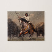 Laufen mit Büffel Puzzle (Horizontal)