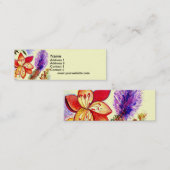 Laufen mit dem Wind Mini Visitenkarte (Vorne/Hinten)