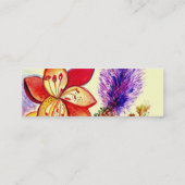 Laufen mit dem Wind Mini Visitenkarte (Rückseite)