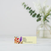 Laufen mit dem Wind Mini Visitenkarte (Stehend Vorderseite)