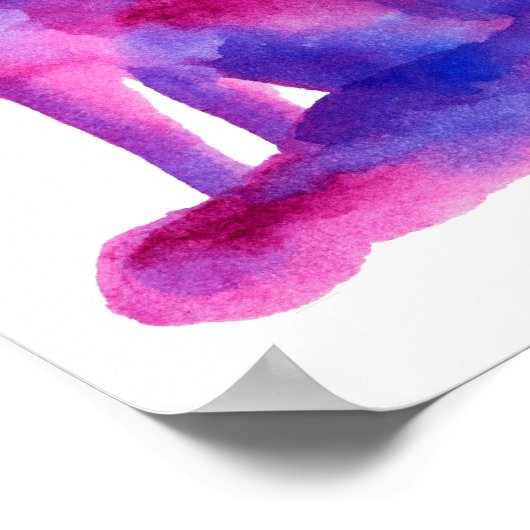 Laufen mit den Wölfen Poster (Ecke)