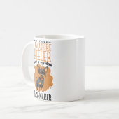 Laufen mit Lancashire Heeler Kaffeetasse (Vorderseite Links)