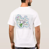 Laufen mit Schere-Band-T-Shirt T-Shirt (Rückseite)