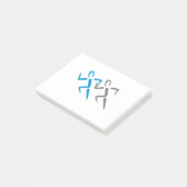 Laufen Post-it Klebezettel (angewinkelt)
