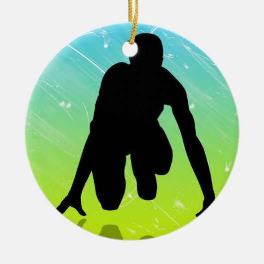 Laufen - Schiene und Feld Keramikornament (Vorne)