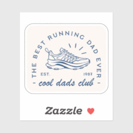 Laufen Sie coolen Papa Club besten Läufer lustige  Aufkleber