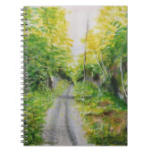 Laufen Sie durch den Radlärm Notizblock (Vorderseite)