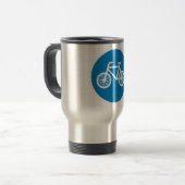 Laufen Sie ein Fahrrad Reisebecher (Vorderseite Links)