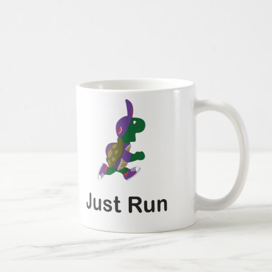 Laufen Sie einfach die Turtle Kaffeetasse (Rechts)