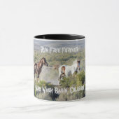 Laufen Sie frei für immer Tasse (Zentrum)