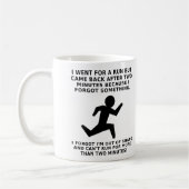 Laufen Sie für die zwei Minute-lustige Tasse (Links)