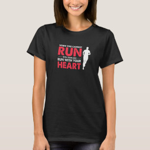 Laufen Sie mit Coolen Motivierend Pres T-Shirt