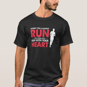 Laufen Sie mit Coolen Motivierend Pres T-Shirt