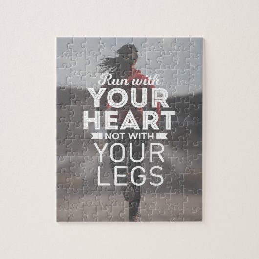 Laufen Sie mit Ihrem Herzen Puzzle (Vertikal)