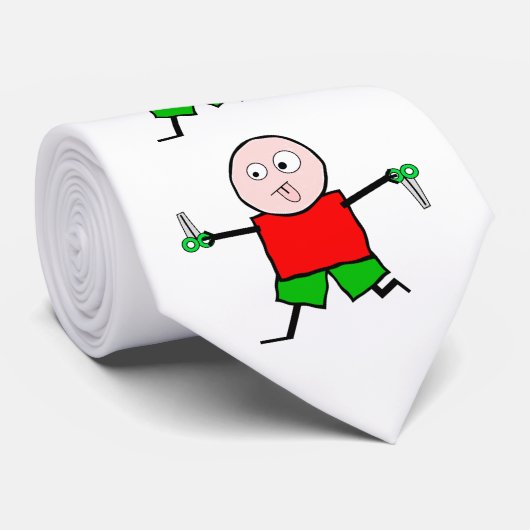 Laufen Sie mit Scheren Krawatte (Gerollt)