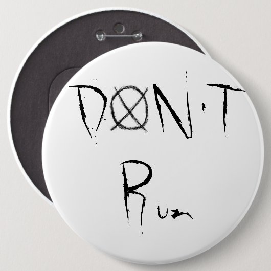 Laufen Sie nicht Button (Vorne & Hinten)