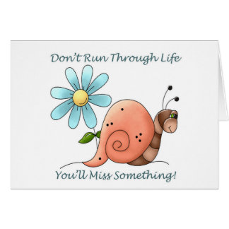 Laufen Sie nicht durch das Leben