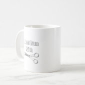 Laufen Sie nicht mit Scheren Kaffeetasse (Vorderseite Links)