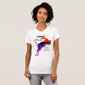 Laufen Sie wie eine Gazelle T-Shirt (Vorne ganz)