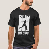 Laufen Sie wie Ihr Telefon 1% Shirt Joggen Cross C (Vorderseite)