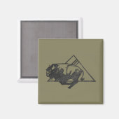 Laufen Sie zu den Olivenhainen Magnet (Vorderseite/Rückseite)