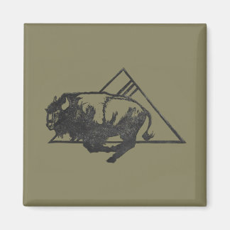 Laufen Sie zu den Olivenhainen Magnet