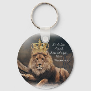 Laufen Sie zur Roar Lion of Judah Key Kette Schlüsselanhänger