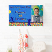 Laufen, springen und Geburtstagskurs verhindern Banner (Insitu)