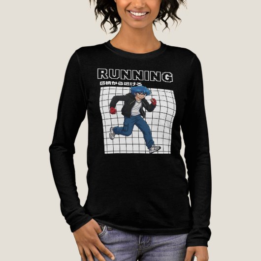 Laufen Tri-Blend Shirt (Vorderseite)