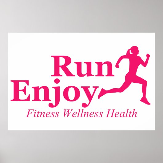 Laufen und genießen poster (Vorne)