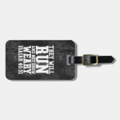 Laufen und nicht ermüden Christliche Bibel laufen Gepäckanhänger (Vorderseite horizontal)