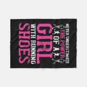 Laufen - Unterschätzen Sie nie den Meister Fleecedecke (Vorderseite (Horizontal))