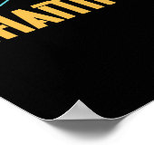 Laufen - Unterschätzen Sie nie den Meister Poster (Ecke)