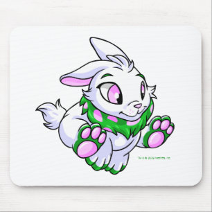 Laufen von grünem Cybunny Mousepad