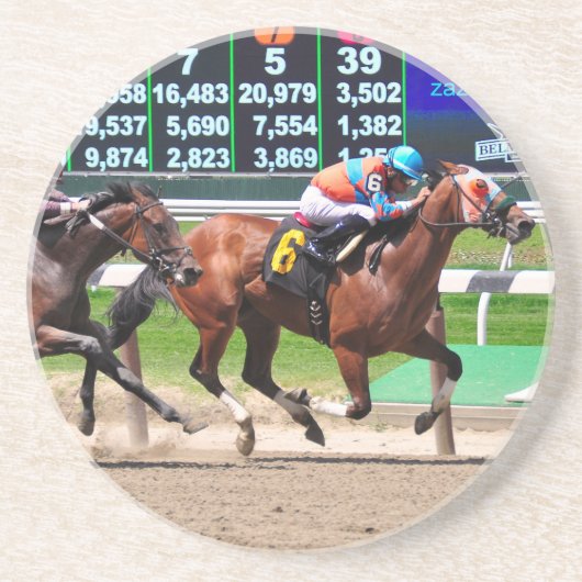 Laufen von schönem Belmont Park Getränkeuntersetzer (Vorne)