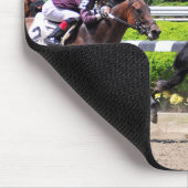 Laufen von schönem Belmont Park Mousepad (Ecke)