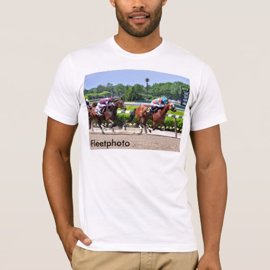 Laufen von schönem Belmont Park T-Shirt (Vorderseite)