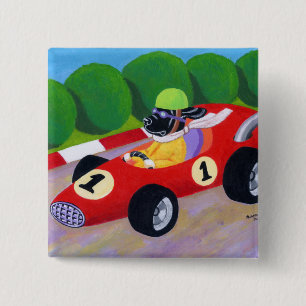 Laufen von schwarzem Labrador Button