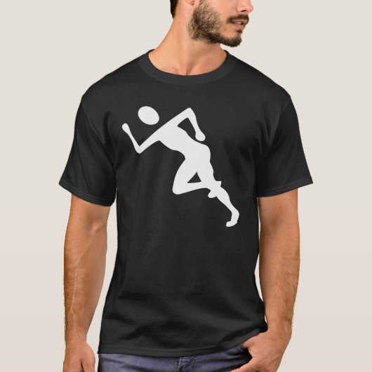 Laufen - weiß T-Shirt (Vorderseite)
