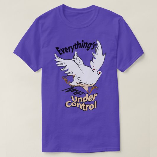 Laufen wie ein kopfloses Huhn T-Shirt (Design vorne)
