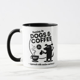 Laufend auf Hunden und Kaffee 11 oz. Combo Tasse