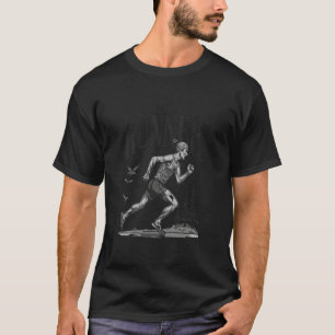 Laufend Läufer Vintage Sprinten Distanz Retro Tr T-Shirt