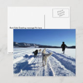 Laufend Postkarte (Vorne/Hinten)