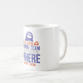 Laufend - Sloth Running Team Kaffeetasse (VorderseiteRechts)